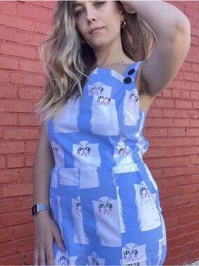 Nooworks Overalls Grumpy Cat Size XS